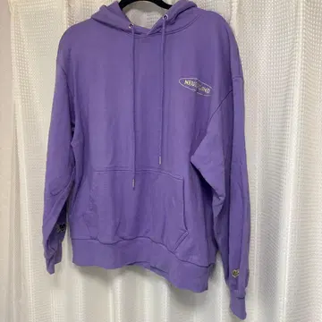 NEVERLAND 보라색 후드 부착 맨투맨 gidle