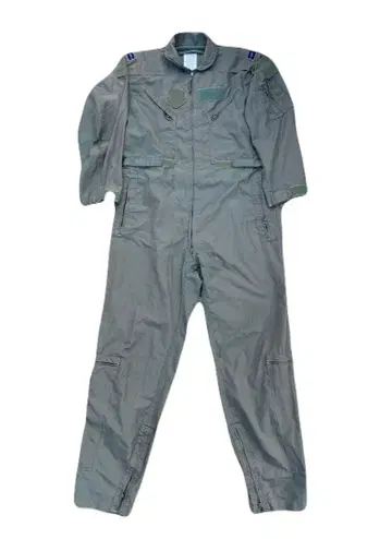 미군 실물 CWU-27P 대위 와펜 부착 츠나기 플라이트 수트 44L