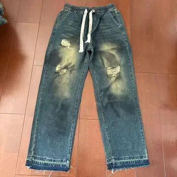 M.U.L. 데미지 가공 데님 팬츠