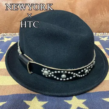 USA 뉴욕햇 x HTC 울 햇 스터드 가죽