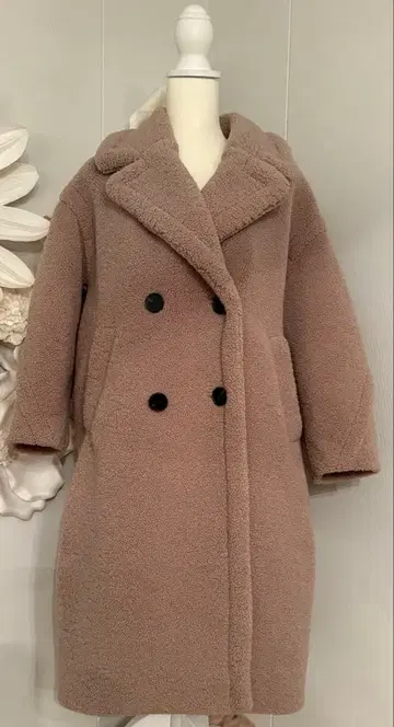 코코딜 테디베어 코트 보아 코트 size 1