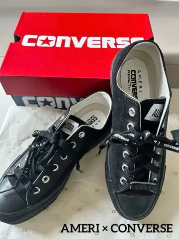 [ 새상품급 판매 ] CONVERSE AMERI 블랙 스니커즈