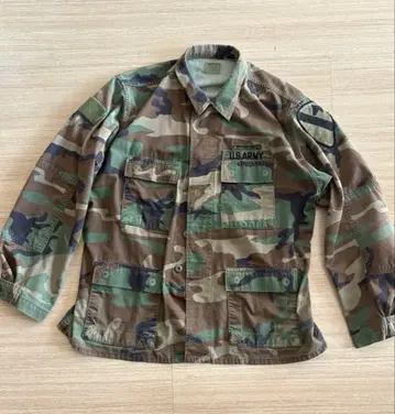 미군 BDU 자켓 우드랜드 카모