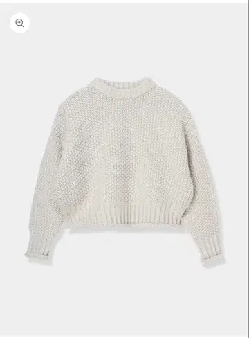 LAUBE BLANC 크롭 니트탑