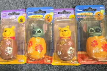 칫솔 홀더 곰돌이 푸 스티치 4개 세트