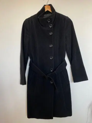 옵티마탄 롱 코트 블랙