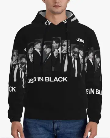 기간 한정 산다이메 JSB JSB BRACK 블랙 후드티 블랙