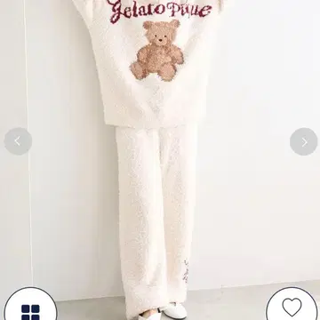 젤라또피케 HOLIDAY 스노우 베어 롱 팬츠 젤라피케