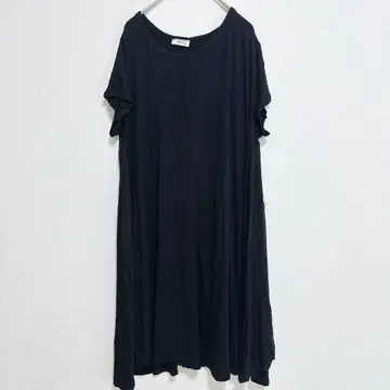 pinc 블랙 티셔츠 원피스 반팔 [ 2X ] 루즈핏 빅 블랙