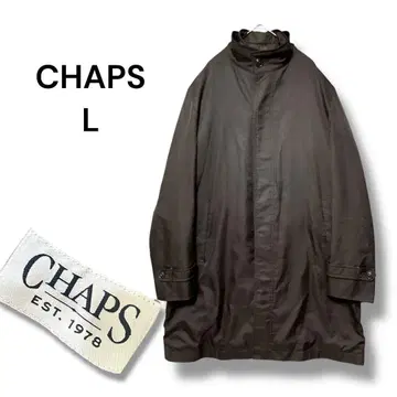 챕스 트렌치코트 다크 브라운 L 라이너 포함 롱 심플