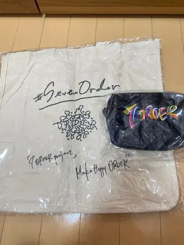 [ 미사용 새상품 ] 초기! 공식 토트백 파우치 세트