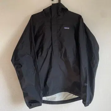 patagonia 블랙 나일론 자켓 M 후디 H2No 남성용