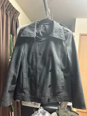 울 혼방 더블 브레스트 자켓 hype sullen