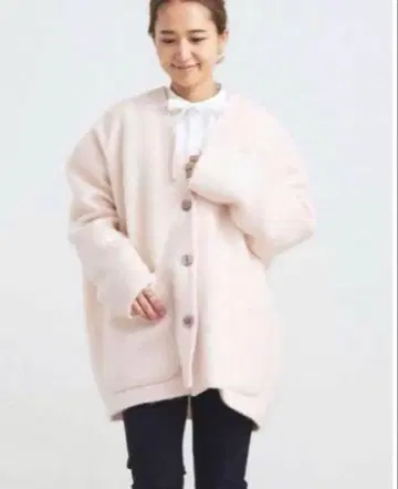 yori 울 모헤어 샤기 자켓