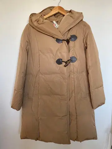 [클리닝 완료] ROPE 후드 부착 롱 다운 자켓