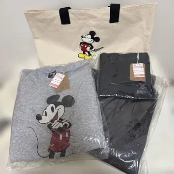 미사용 시마무라 해피 백 미키 L