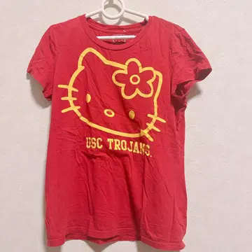 HELLO KITTY USC TROJANS 티셔츠 M 사이즈