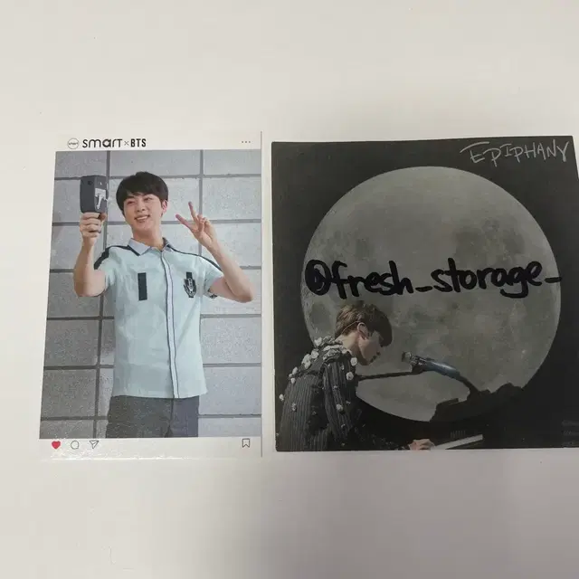 방탄소년단 석진 스마트 교복 포카 BTS 진 Smart