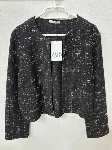 ZARA 노카라 자켓 M 블랙