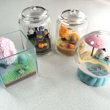 스미코구라시 봄 여름 가을 겨울 테라리움 4세트