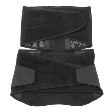 상하로 나뉜 더블 벨트 허리 벨트 더블 L 사이즈