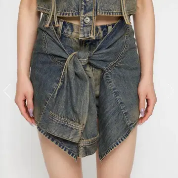 [ 완판 상품 ] 라가젬 숏 데님 팬츠 세트