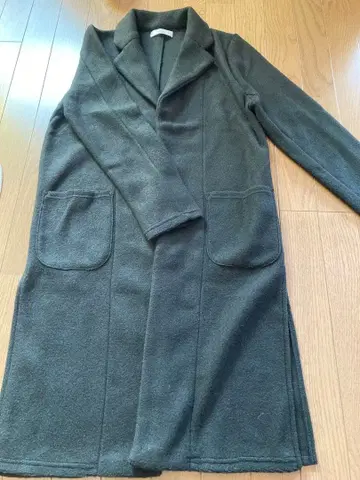 블랙 롱 코트 M 사이즈