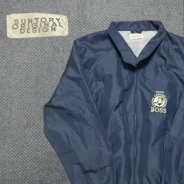 BOSS 네이비 나일론 자켓 보스점퍼 빈티지