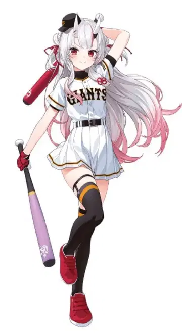 백귀 아야메 요미우리 자이언츠 콜라보 아크릴 스탠드