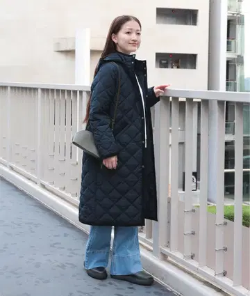 BEAMS HEART 퀼팅 코트