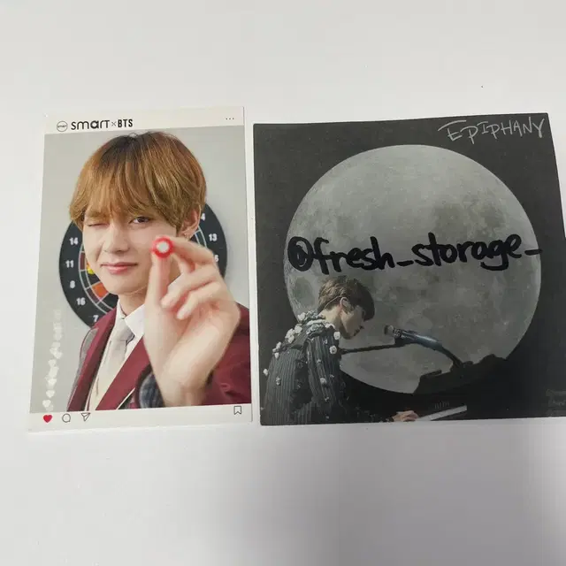 방탄소년단 태형 스마트 교복 포카 BTS 뷔 Smart