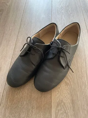 [ 무인양품 ] 여성 피로를 덜어주는 가죽 신발 블랙 23.0cm