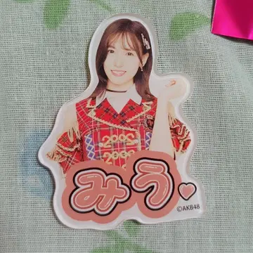 AKB48 시타오 미우 아크릴 스티커 아토레 아키하바라