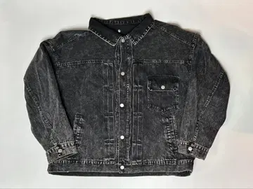 ADRER 13.5oz 블랙 데님 자켓 1st 오버 사이즈 M
