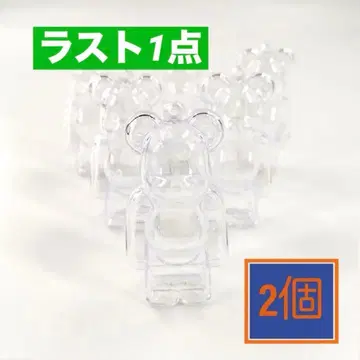 베어브릭용 클리어 케이스 참 키링 BE@RBRICK 곰