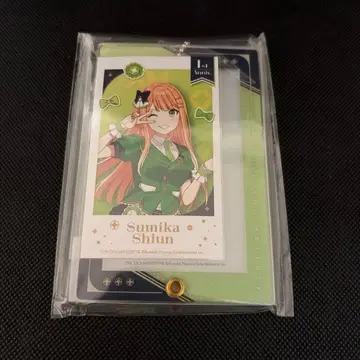 학마스 시운 세이카 사진풍 브로마이드 카드 & 카드 케이스 세트