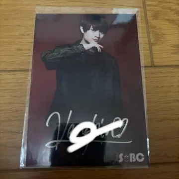 KENSHIN 우에무라 켄신 사인 포함 브로마이드