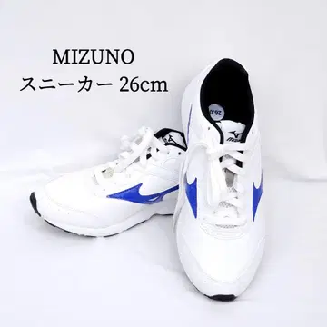 거의 미사용 미즈노 MIZUNO 스니커즈 화이트 26cm 신발