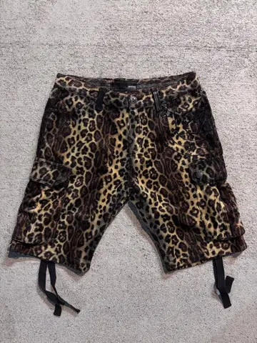 Leopard print shorts y2k grunge