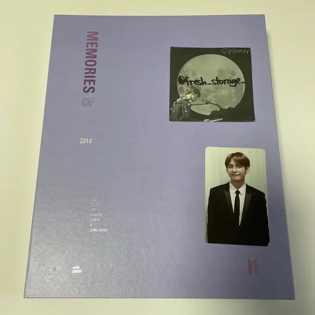 방탄소년단 메모리즈 2018 디비디 태형 포카 BTS DVD 뷔