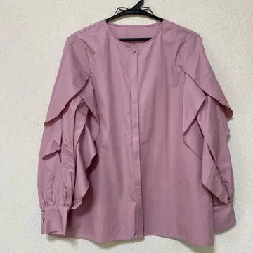 아나이 핑크 라벤더 블라우스 새상품