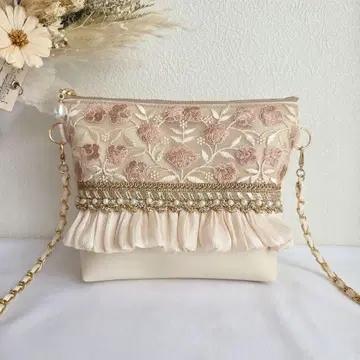 재판매 3 [ 20cm ] 사코슈 인도 자수 백 스마트폰 숄더