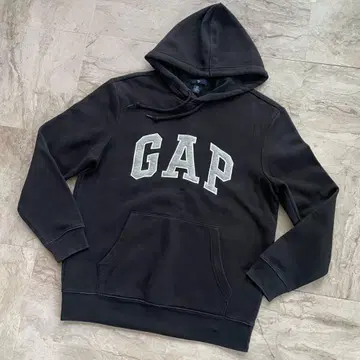 GAP 갭 후드 부착 후드티 블랙 S