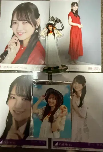 노기자카46 타무라 마유 키링 트레이딩 카드 브로마이드 세트