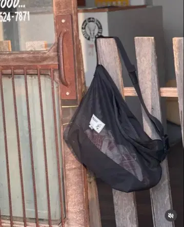 [ 미사용 새상품 ] RIDE BAG 메쉬 사코슈 XL 블랙