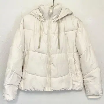 자라 ZARA / 다운 자켓 ( 후드 부착 / 화이트 )