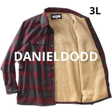 DANIELDODD 플란넬 보아 안감 체크 셔츠 3L 시착만 한 상품