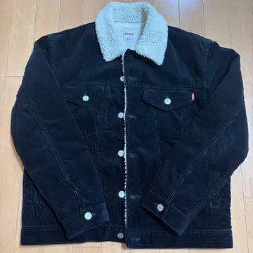 EDWIN GET718 블랙 코듀로이 자켓 M