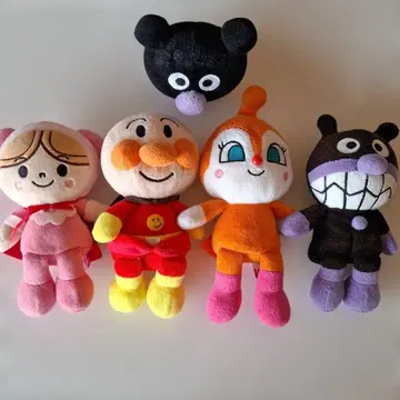 호빵맨 봉제 인형 5체 세트