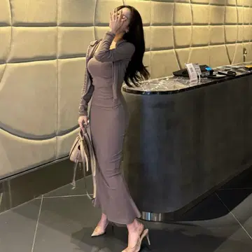 qung qg 원피스 지퍼 후디 set